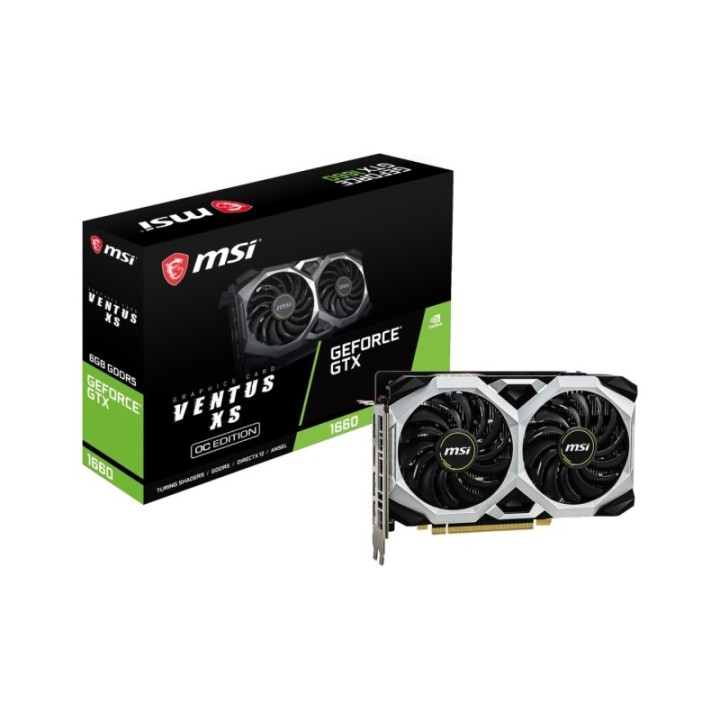 MSI NVIDIA GeForce GTX 1660 Ventus XS OC 6 GB 192 Bit GDDR5 Graphics Card