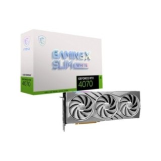 MSI NVIDIA GeForce RTX 4070 Gaming X Slim White 12 GB GDDR6X 192 Bit Graphics Card