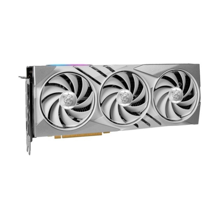 MSI NVIDIA GeForce RTX 4070 Gaming X Slim White 12 GB GDDR6X 192 Bit Graphics Card