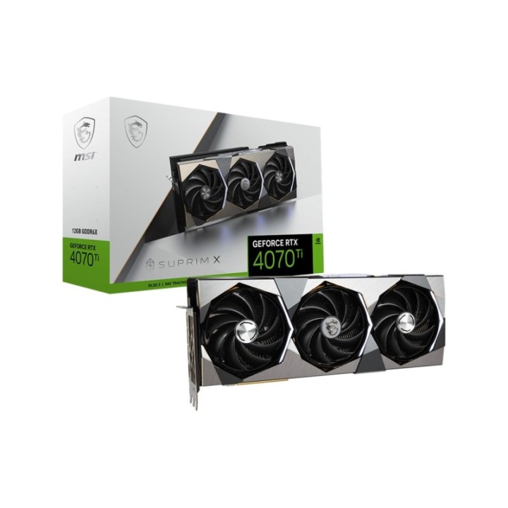 MSI NVIDIA GeForce RTX 4070 Ti SUPRIM X 12G 12 GB GDDR6X 192 Bit Graphics Card