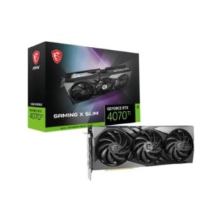 MSI NVIDIA GeForce RTX 4070 Ti Gaming X Slim 12 GB GDDR6X 192 Bit Graphics Card