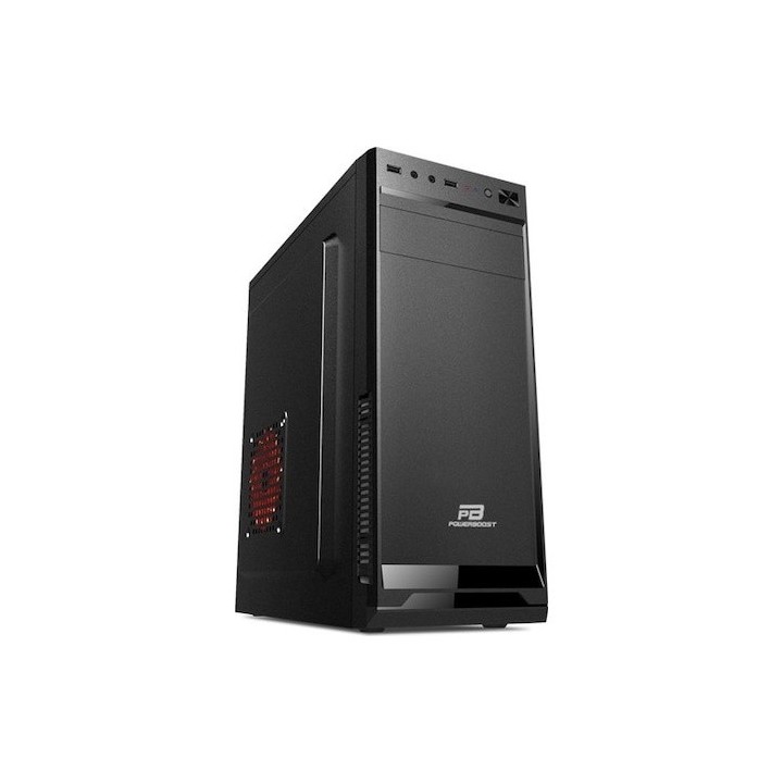 Power Boost Mid Tower i3-10100 8 GB DDR4 240 GB SSD FreeDOS Desktop PC