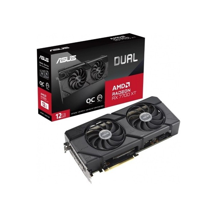 ASUS Radeon RX 7700 XT Dual O12G 12 GB 192 Bit Graphics Card