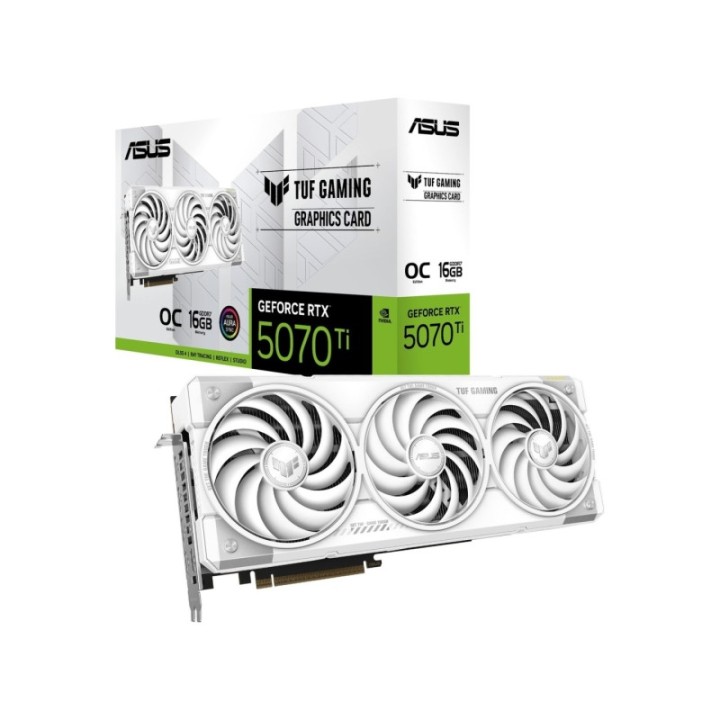 ASUS Tuf Gaming GeForce RTX 5070 Ti 16 GB OC White Edition Aeae1asu0304