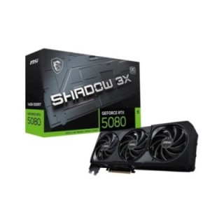 MSI NVIDIA GeForce RTX 5080 16G Shadow 3X OC 16 GB GDDR7 256 Bit DLSS 4 Graphics Card