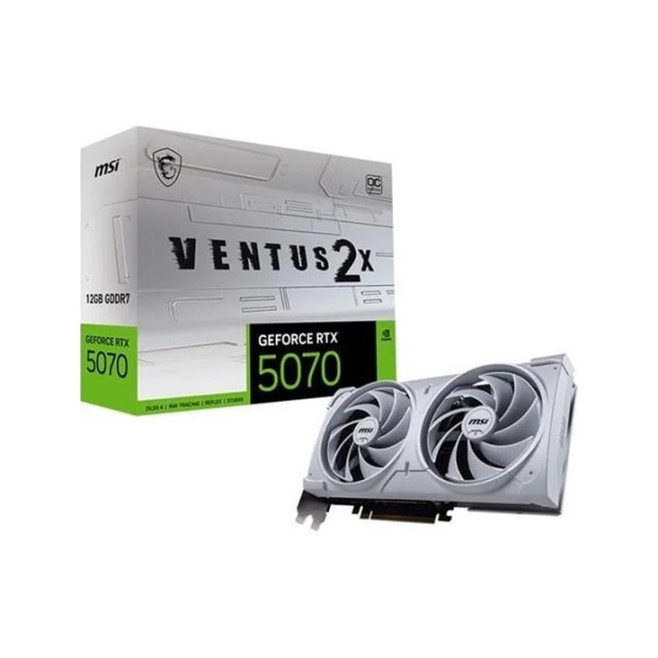MSI 12 GB RTX5070 Ventus 2x OC Whıte GDDR7 192 Bit HDMI-dp PCIe 5.0