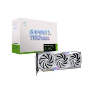 MSI GeForce RTX 4070 Ti Gaming X Trio White 12 GB GDDR6X 192 Bit DLSS 3 Graphics Card