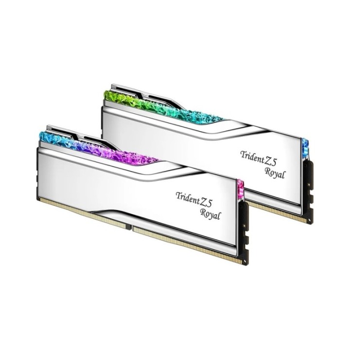 G.Skill Trident Z Royal Silver RGB 48 GB 2x24 GB 8400 MHz CL40 DDR5 Abab35gsı0002
