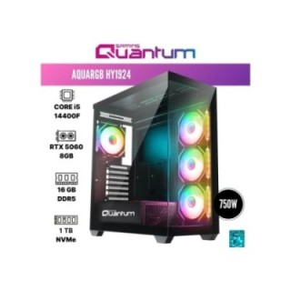Quantum Gaming Aquargb HY1924 i5-14400F 16 GB 1 TB NVMe SSD RTX5060 FreeDOS Gaming Desktop PC