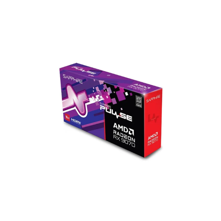 Sapphıre Radeon RX 9070 Pulse Gaming 16 GB 256 Bit AMD Graphics Card