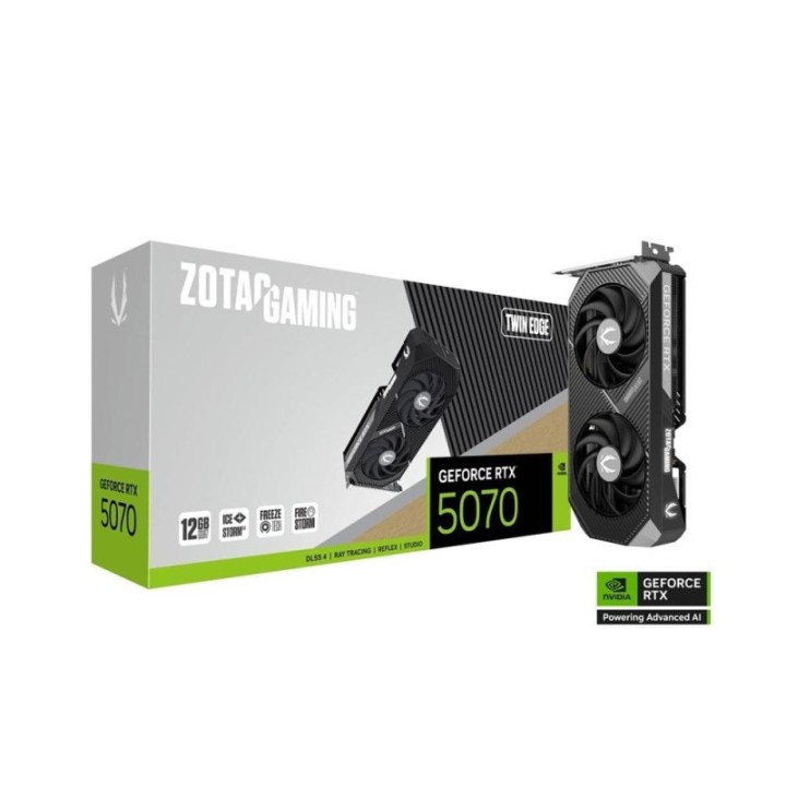 Zotac GeForce RTX 5070 Gaming Twın Edge 12 GB GDDR7 192 Bit Dlss 4 Graphics Card