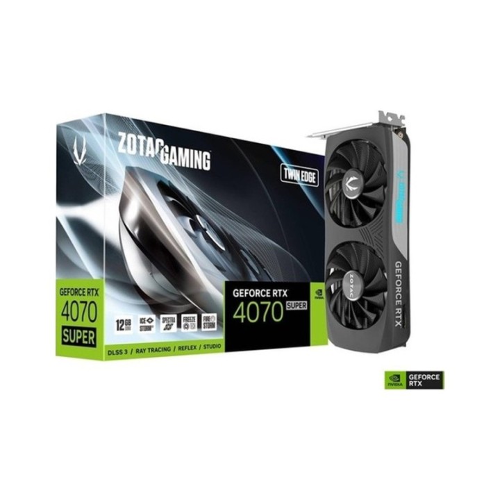 Zotac Gaming NVIDIA GeForce RTX 4070 Super ZT-D40720E-10M Twin Edge 12 GB GDDR6X 192 Bit Graphics Card