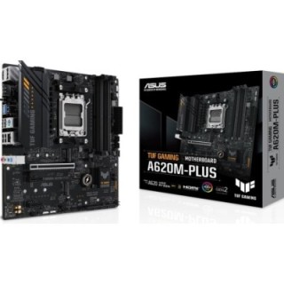 ASUS TUF Gaming A620M-Plus AMD A620 6400 MHz (OC) DDR5 Socket AM5 mATX Motherboard