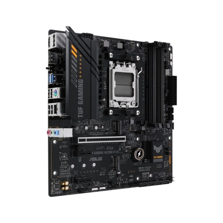 ASUS TUF Gaming A620M-Plus AMD A620 6400 MHz (OC) DDR5 Socket AM5 mATX Motherboard