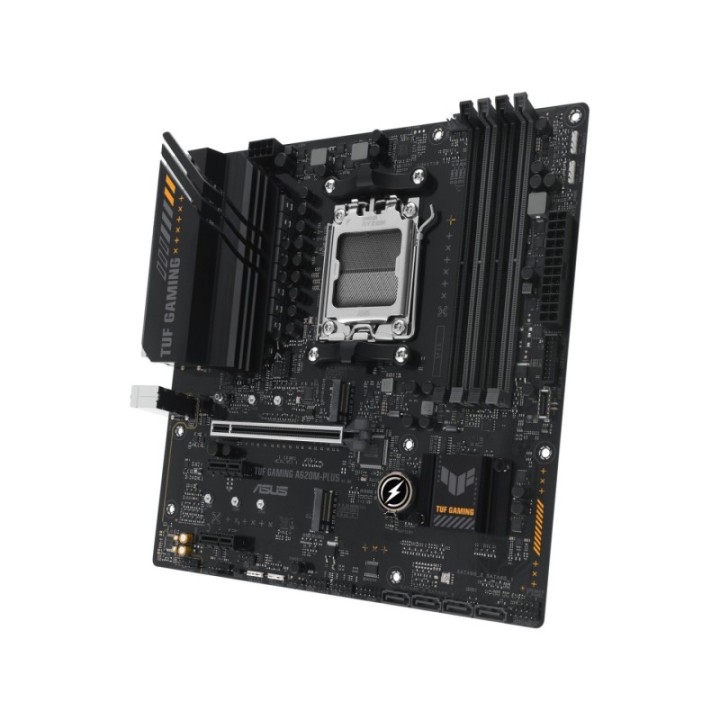 ASUS TUF Gaming A620M-Plus AMD A620 6400 MHz (OC) DDR5 Socket AM5 mATX Motherboard