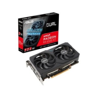 ASUS Dual Radeon RX 6500 XT OC DUAL-RX6500XT-O4G 4 GB GDDR6 64 Bit Graphics Card