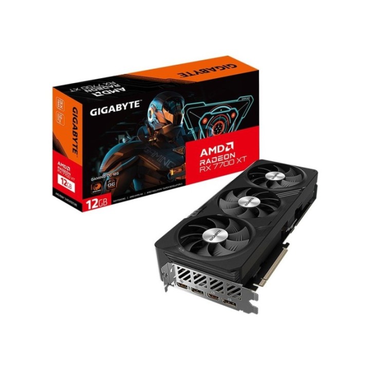 Gigabyte AMD Radeon RX 7700 XT Gaming OC GV-R77XTGaming OC-12GD 12 GB GDDR6 192 Bit Graphics Card