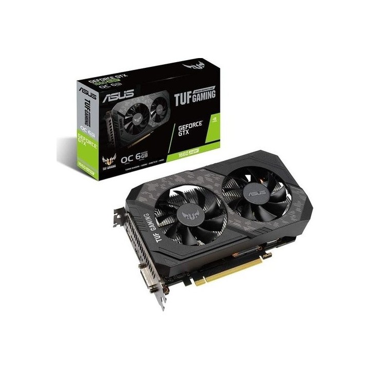 ASUS NVIDIA GeForce GTX 1660 Super OC TUF-GTX1660S-O6G-Gaming 6 GB 192 Bit GDDR6 Graphics Card