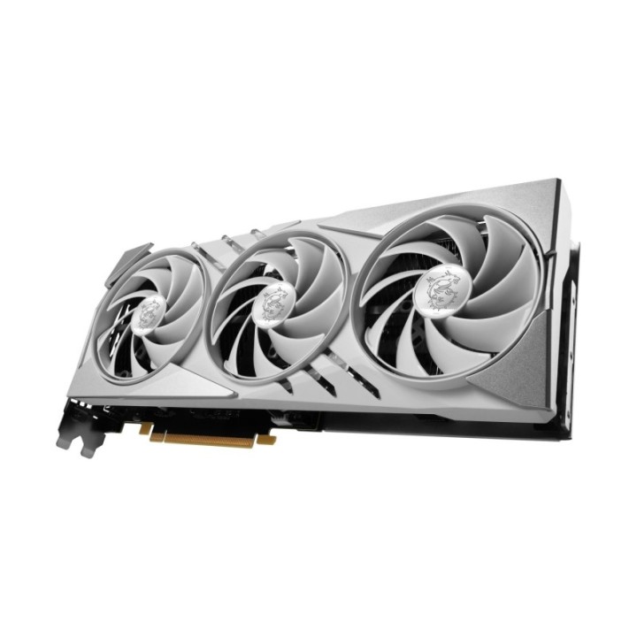 MSI NVIDIA GeForce RTX 4070 Ti Gaming X Slim White 12 GB GDDR6X 192 Bit Graphics Card
