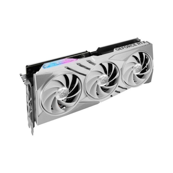 MSI NVIDIA GeForce RTX 4070 Ti Gaming X Slim White 12 GB GDDR6X 192 Bit Graphics Card