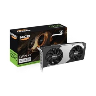 INNO3D N50702-12d7-195064n GeForce RTX5070 Twin X2 12 GB 192 Bit GDDR7 Graphics Card