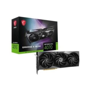MSI NVIDIA GeForce RTX 4070 Gaming X Slim 12 GB GDDR6X 192 Bit Graphics Card