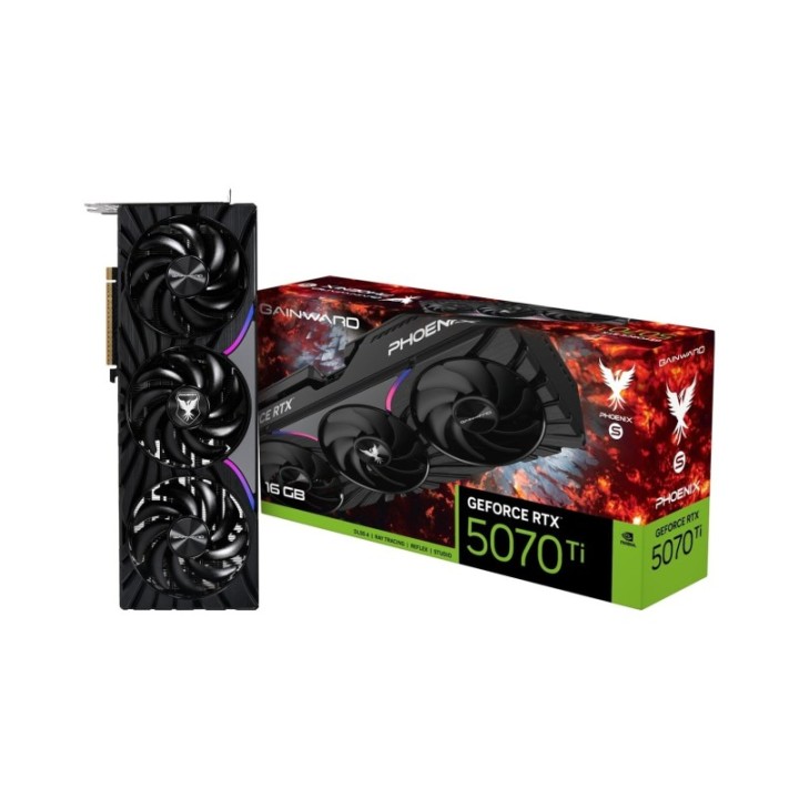 Gaınward RTX5070 Ti Phoenıx-s 16 GB GDDR7 256 Bit Gaming Oyuncu Aeae1gnw0043