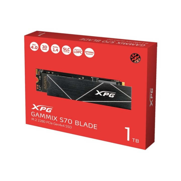 XPG Gammix S70 Blade 1 TB 7400/5500 MB/S PCIe Gen4x4 M.2 NVMe SSD