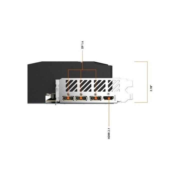 Gigabyte NVIDIA GeForce RTX 4070 Super Aorus Master GV-N407SAORUS M-12G 12 GB GDDR6X 192 Bit Graphics Card
