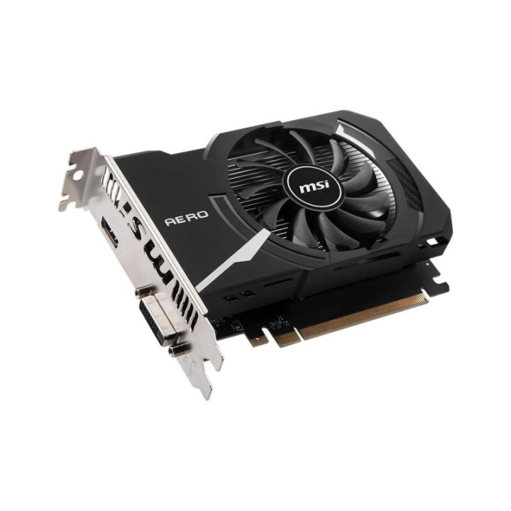 MSI NVIDIA GeForce GT1030 Aero ITX 2GD4 2 GB GDDR4 64 Bit Graphics Card