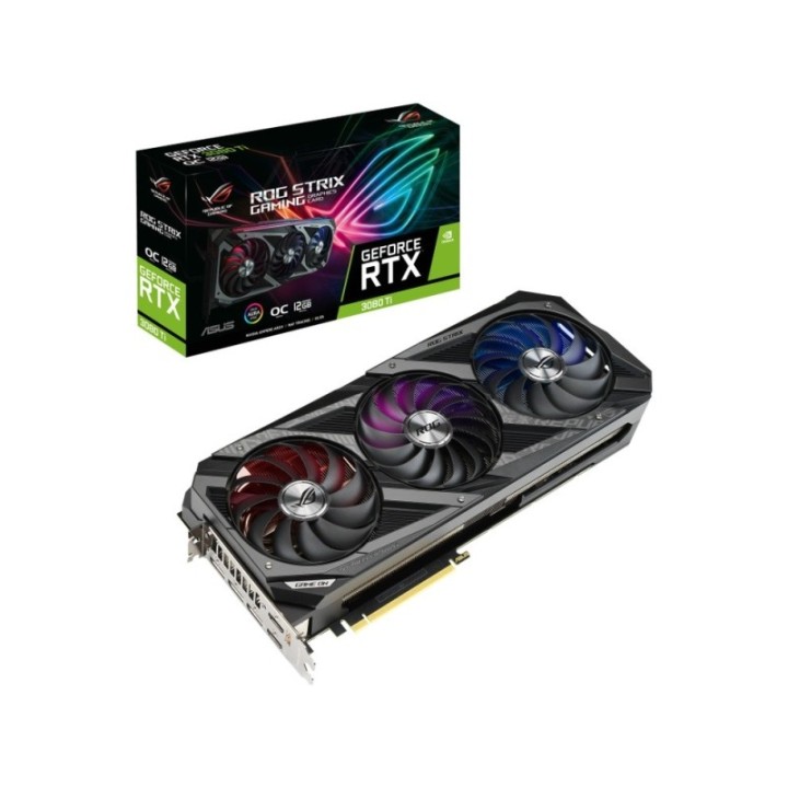 ASUS NVIDIA GeForce RTX 3080 Ti ROG Strix OC ROG-STRIX-RTX3080TI-O12G-Gaming 12 GB GDDR6X 384 Bit Graphics Card