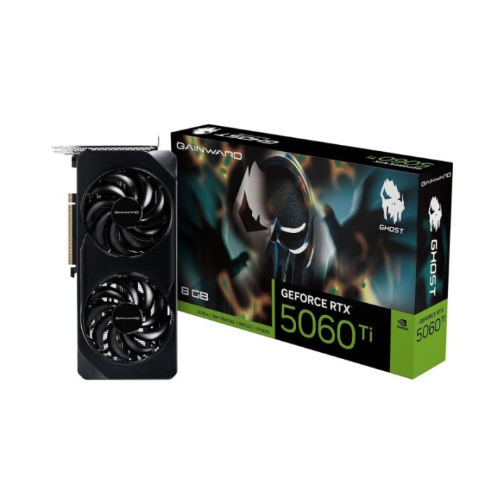 Gaınward RTX5060 Ti Ghost 8 GB GDDR7 128 Bit Ne7506t019p1-gb2062b