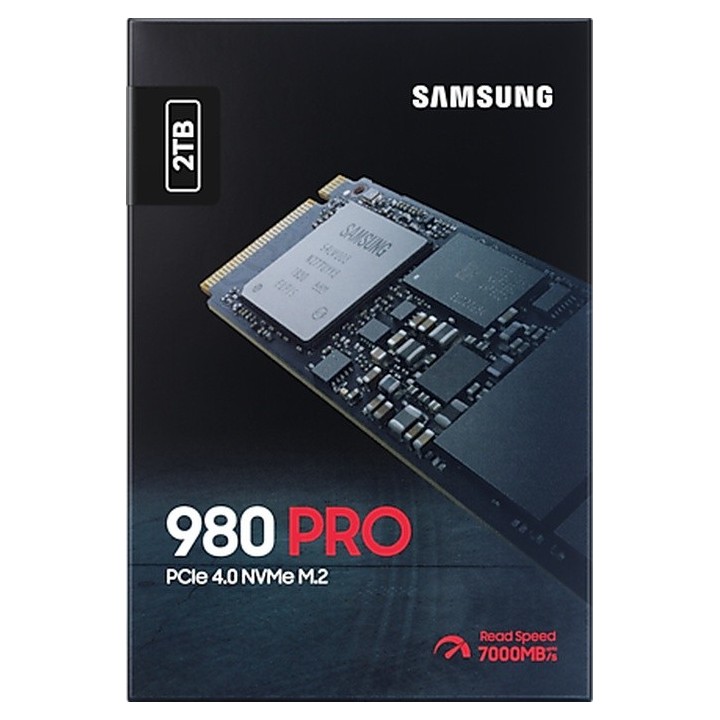 Samsung 980 Pro MZ-V8P2T0BW 2 TB PCIe 4.0 NVMe M.2 SSD