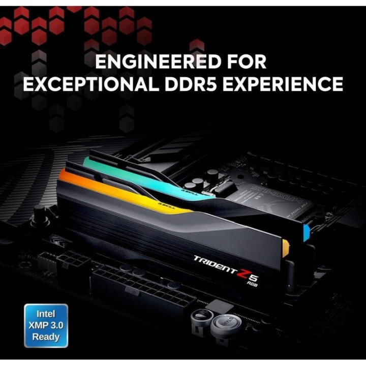 G.Skill F5-6800J3446F48GX2-TZ5RK 96 GB (2x48) Trident Z5 RGB 6800 MHz CL34 DDR5 RAM