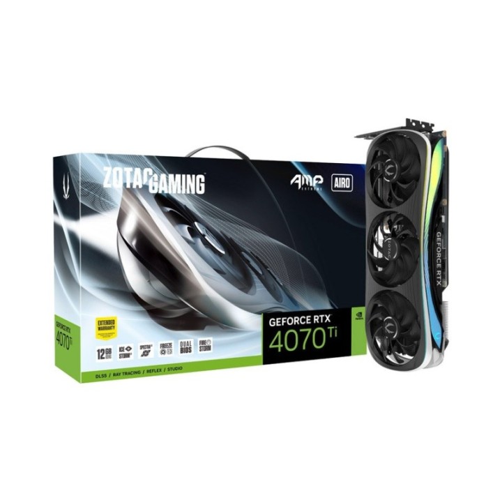 Zotac NVIDIA GeForce RTX 4070 Ti AMP Extreme Airo ZT-D40710B-10P 12 GB GDDR6X 192 Bit Graphics Card
