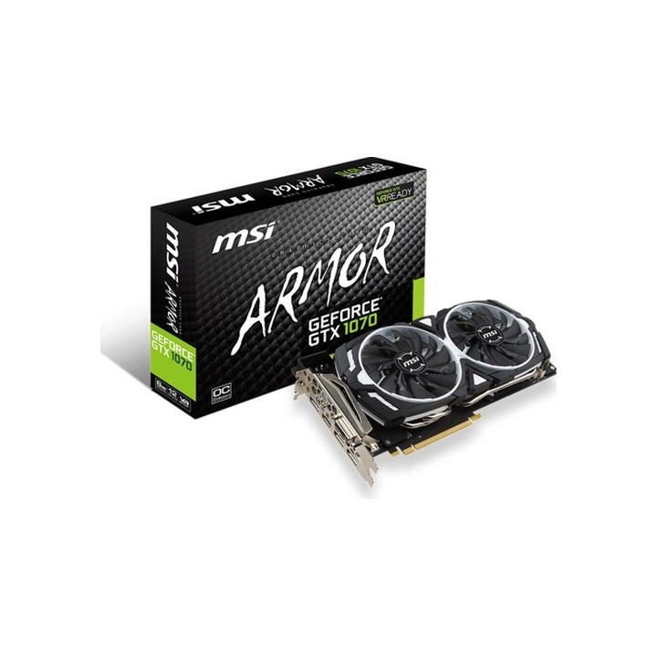 MSI NVIDIA GeForce GTX 1070 Armor OC V330-003R 8 GB 256 Bit GDDR5 Graphics Card