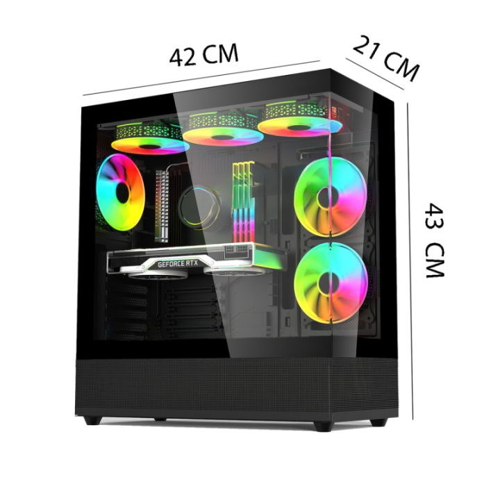 XGaming Kratos i7-12700F 32 GB 1 TB M.2 NVMe SSD 10 GB RTX3080 FreeDOS Gaming Desktop PC