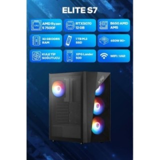 Game Garaj Elite S7 R5-7500F 32 GB 1 TB SSD RTX5070 FreeDOS Oyuncu OEM Paket