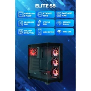 Game Garaj Elite S5 R5-7500F 32 GB 1 TB SSD RTX5070 FreeDOS Oyuncu OEM Paket