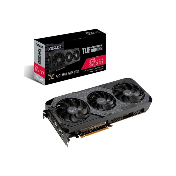 ASUS AMD Radeon RX 5600 XT OC TUF 3-RX5600XT-O6G-Gaming-EVO 6 GB 192 Bit GDDR6 Graphics Card