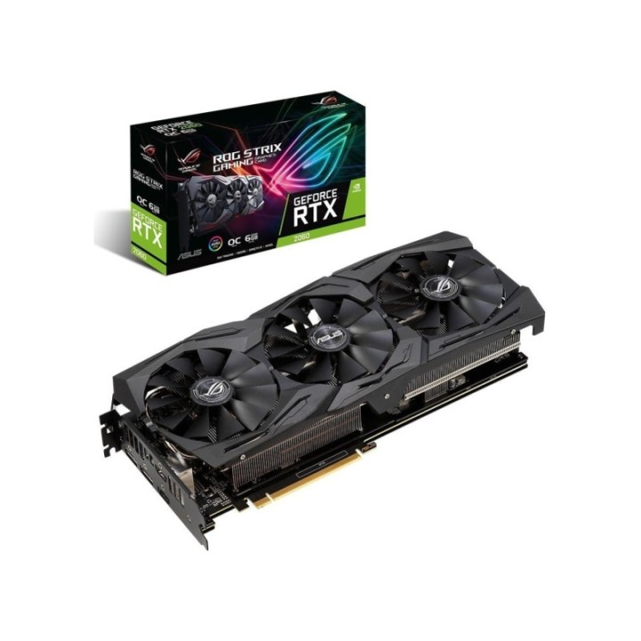 ASUS NVIDIA GeForce RTX 2060 OC Edition ROG-STRIX-RTX2060-O6G-Gaming 6 GB 192 Bit GDDR6 Graphics Card