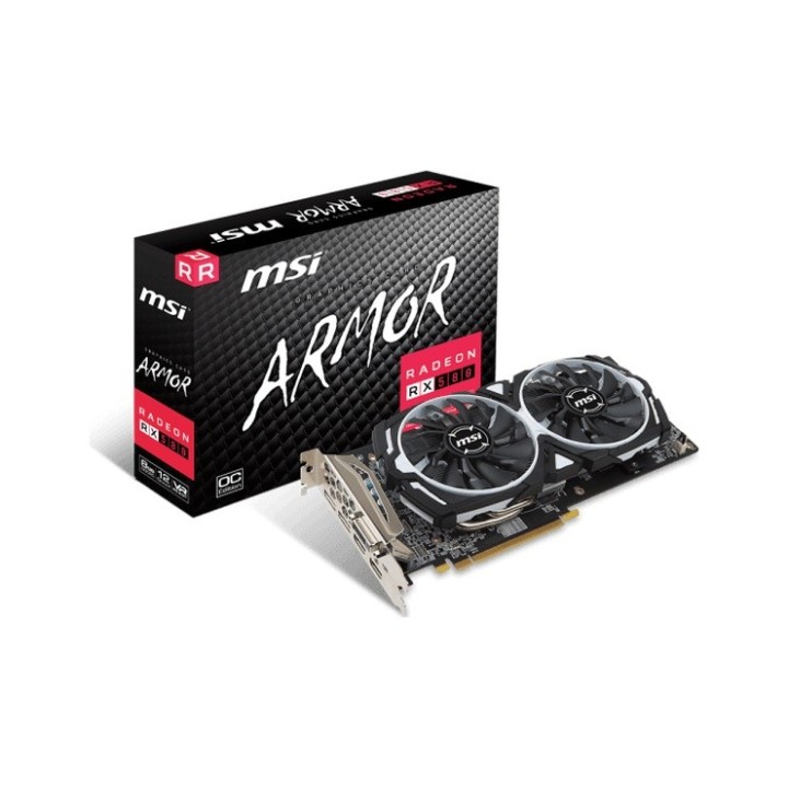 MSI AMD Radeon RX 580 Armor OC 8 GB GDDR5 256 Bit Graphics Card